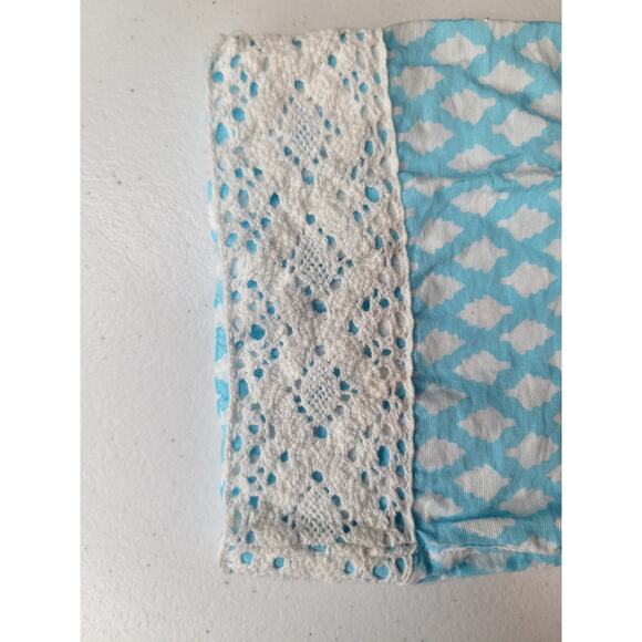 John Mark Tunic Shirt Women's Sm Lace Sleeve Hem Embroidered Paisley Floral Boho - Picture 13 of 15